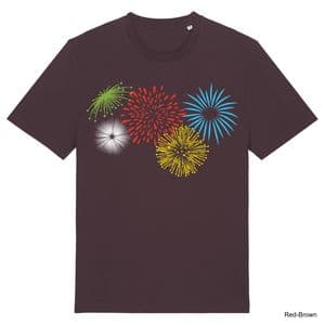 Red-Brown Hanabi Tshirt