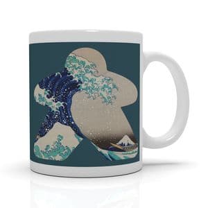 Stargazer Hokusai Wave Meeple Mug