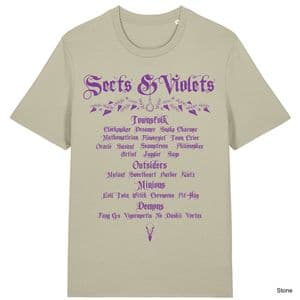 Stone Sects & Violets T-Shirt
