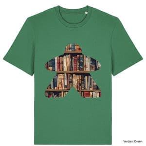 Verdant Green Book Meeple T-Shirt