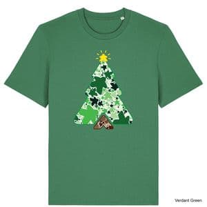 Verdant Green Christmas Tree Meeple T-Shirt