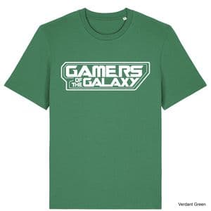 Verdant Green Gamers Of The Galaxy T-Shirt