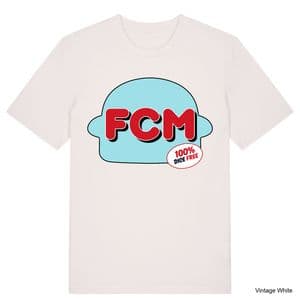 Vintage White Food Chain Magnate Burger T-Shirt