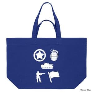 Worker Blue Memoir 44 Shopping Bag