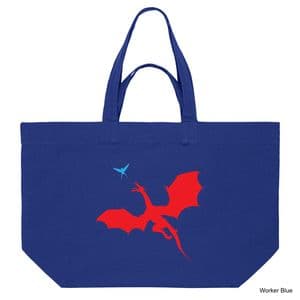 Worker Blue Wyrmspan Shopping Bag