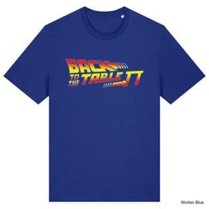 Worker Blue Back to the table T-Shirt