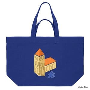Worker Blue Carcassonne Shopping Bag