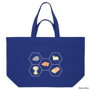 Worker Blue Catan Shopping Bag