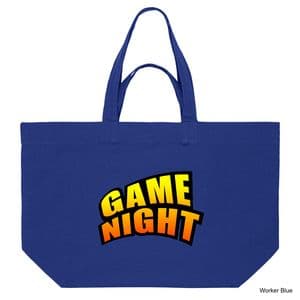 Worker Blue King Of Tokyo Game Night Shopping Bag