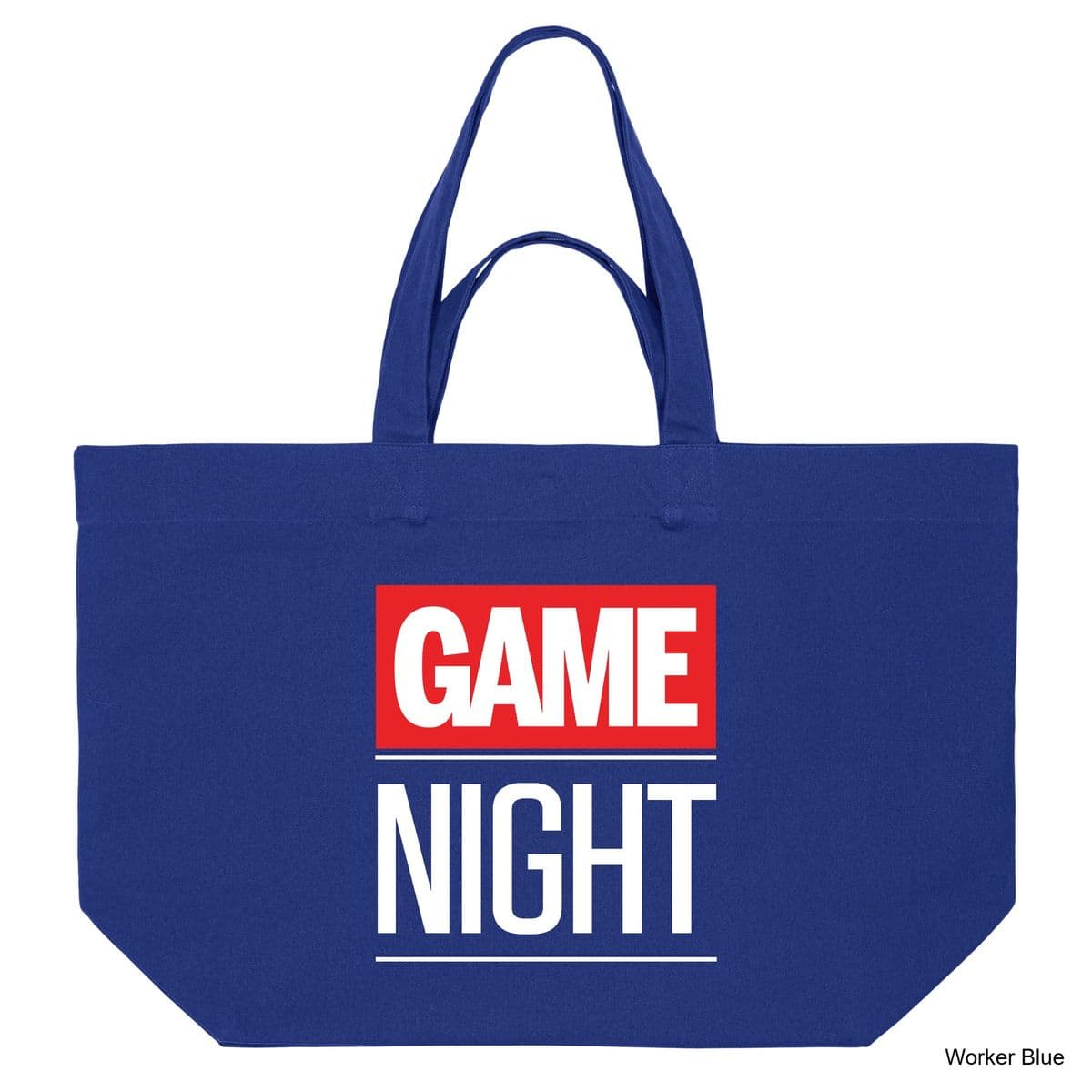 Worker Blue Marvel Game Night Shopping Bag