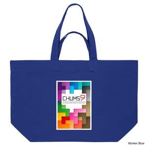 Worker Blue Gathering of Chums 9 Shopping Bag