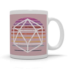 Cotton Pink D20 Mug